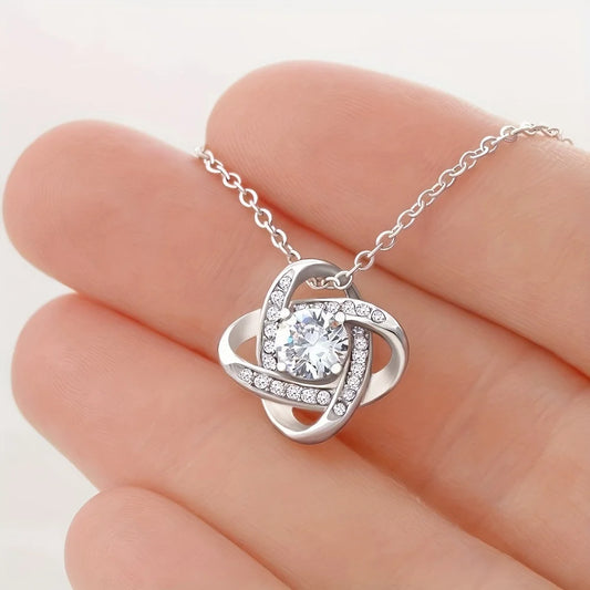 Heartfelt Love Knot Necklace